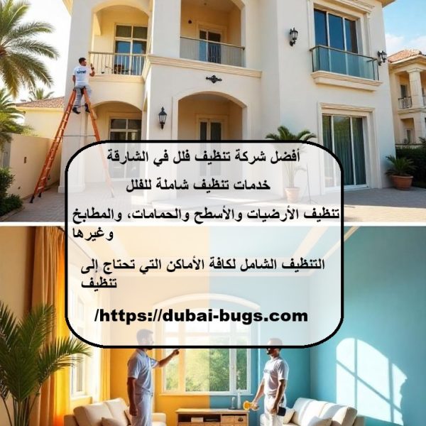 أفضل شركة تنظيف فلل في الشارقة