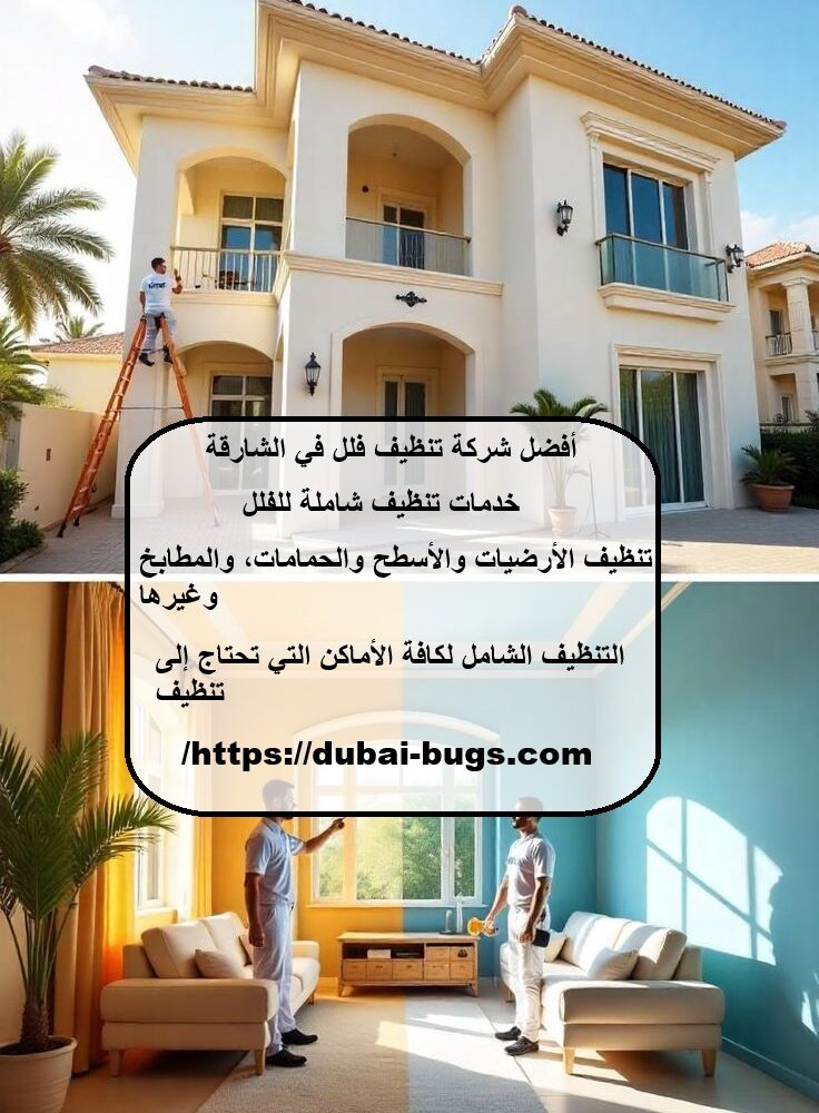 أفضل شركة تنظيف فلل في الشارقة