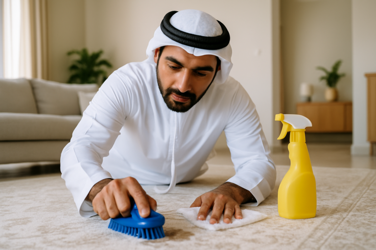 تنظيف بقع السجاد الصعبة في أبوظبي: دليل شامل للمنزل والخبراء
