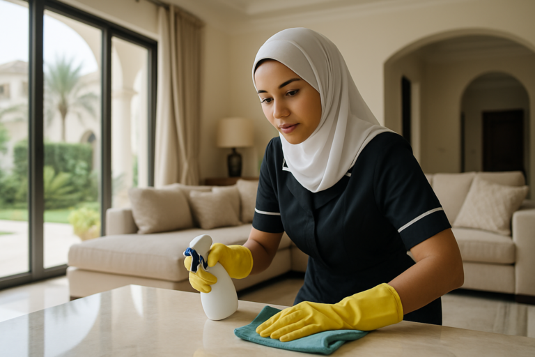 تنظيف فلل فاخرة في نخلة جميرا: دليلك الشامل للعناية الراقية