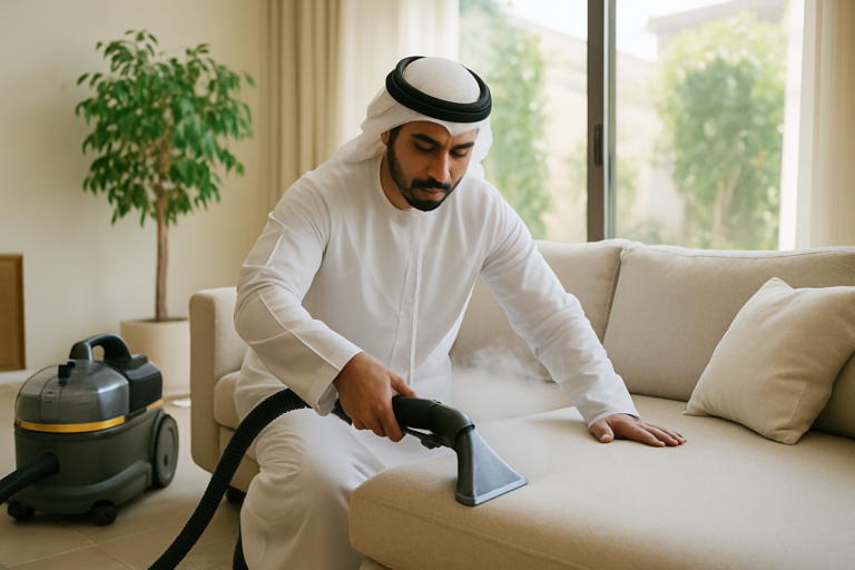 تنظيف الكنب بالبخار والتنظيف الجاف: دليلك الشامل في دبي