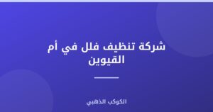 شركة تنظيف فلل في أم القيوين
