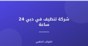 شركة تنظيف في دبي 24 ساعة