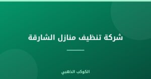 شركة تنظيف منازل الشارقة