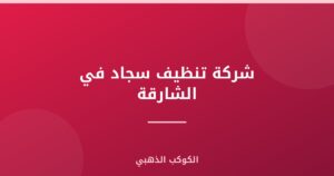 شركة تنظيف سجاد في الشارقة |0543690242| غسيل موكيت