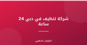 شركة تنظيف في دبي 24 ساعة