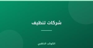 شركات تنظيف