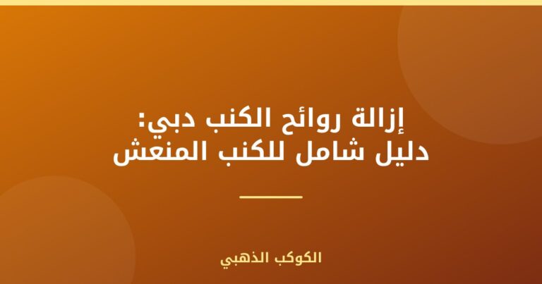 إزالة روائح الكنب دبي: دليل شامل للكنب المنعش