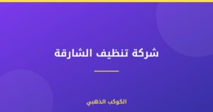 شركة تنظيف الشارقة