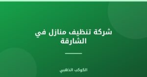 شركة تنظيف منازل في الشارقة