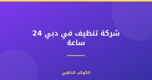 شركة تنظيف في دبي 24 ساعة