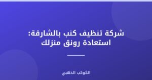 شركة تنظيف كنب بالشارقة: استعادة رونق منزلك