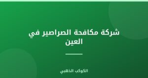 شركة مكافحة الصراصير في العين |0543690242
