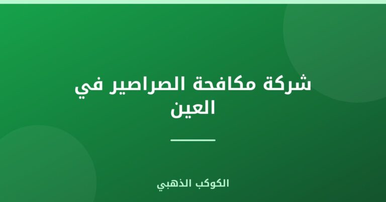شركة مكافحة الصراصير في العين |0543690242