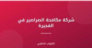 شركة مكافحة الصراصير في الفجيرة |0543690242| رش حشرات