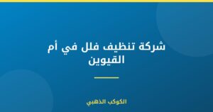 شركة تنظيف فلل في أم القيوين |0543690242