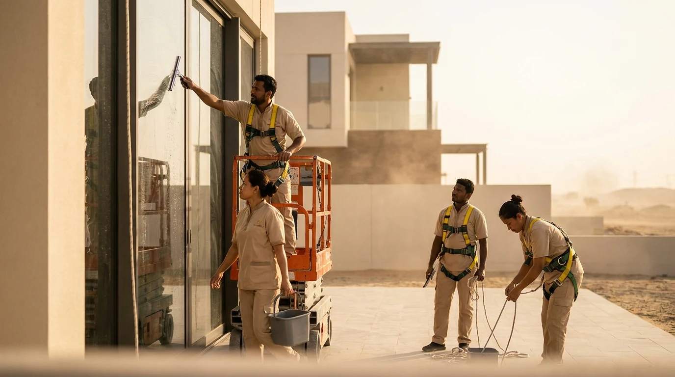 تنظيف أبراج وناطحات سحاب في الإمارات