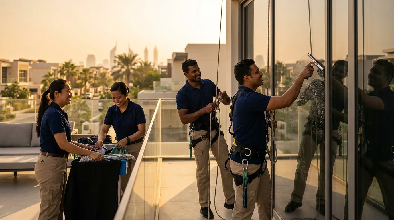 تنظيف أبراج وناطحات سحاب في الإمارات