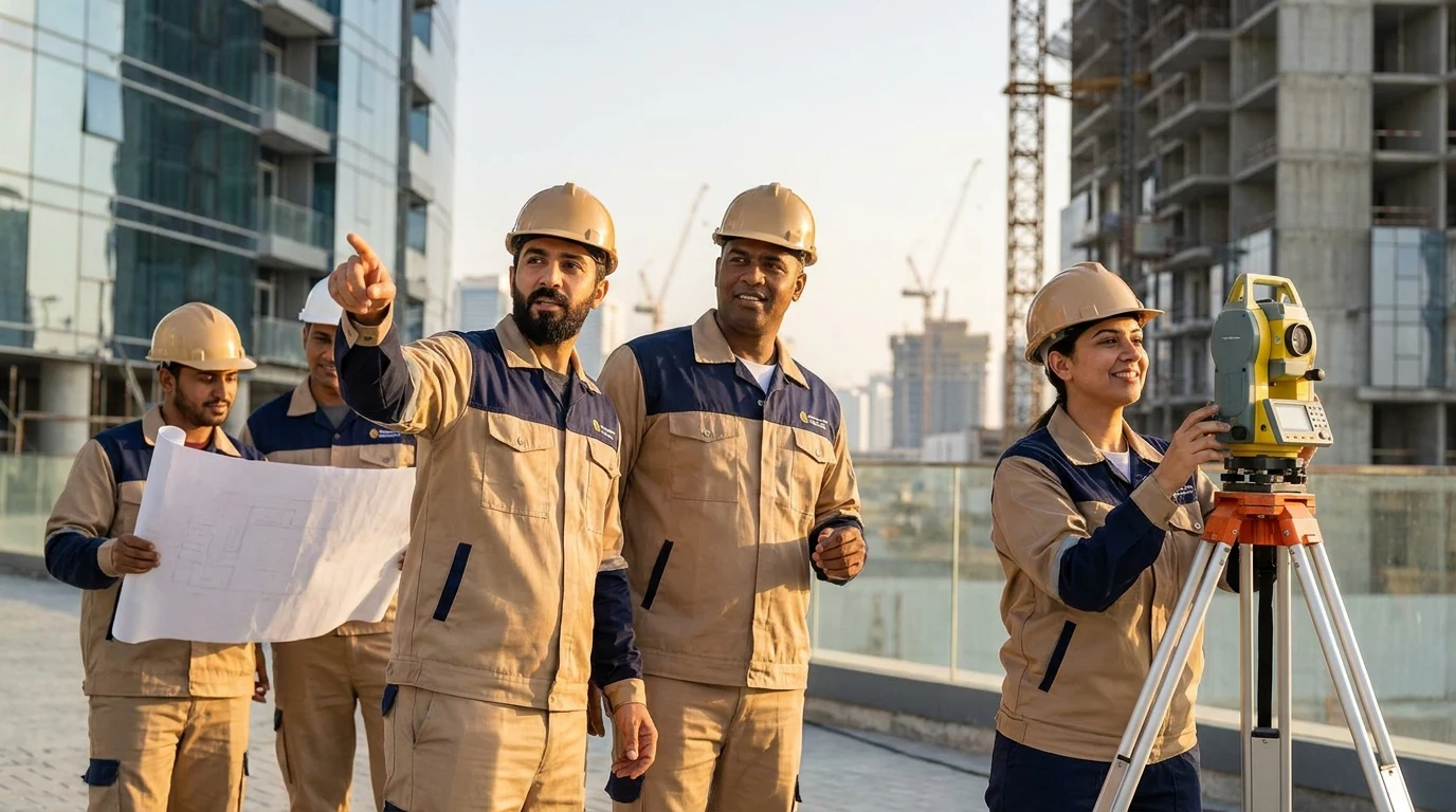 تنظيف مباني جديدة بعد البناء في الإمارات 2